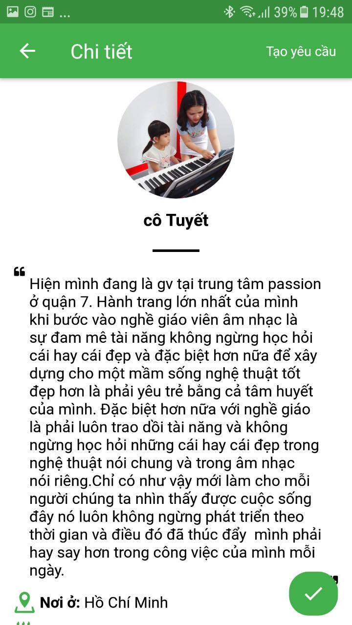 cần gia sư organ